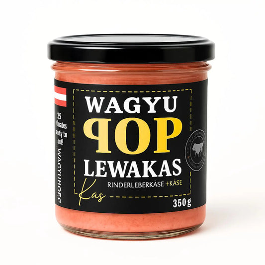 Wagyu POP Rinder-Käseleberkäse (100% Rindfleisch)