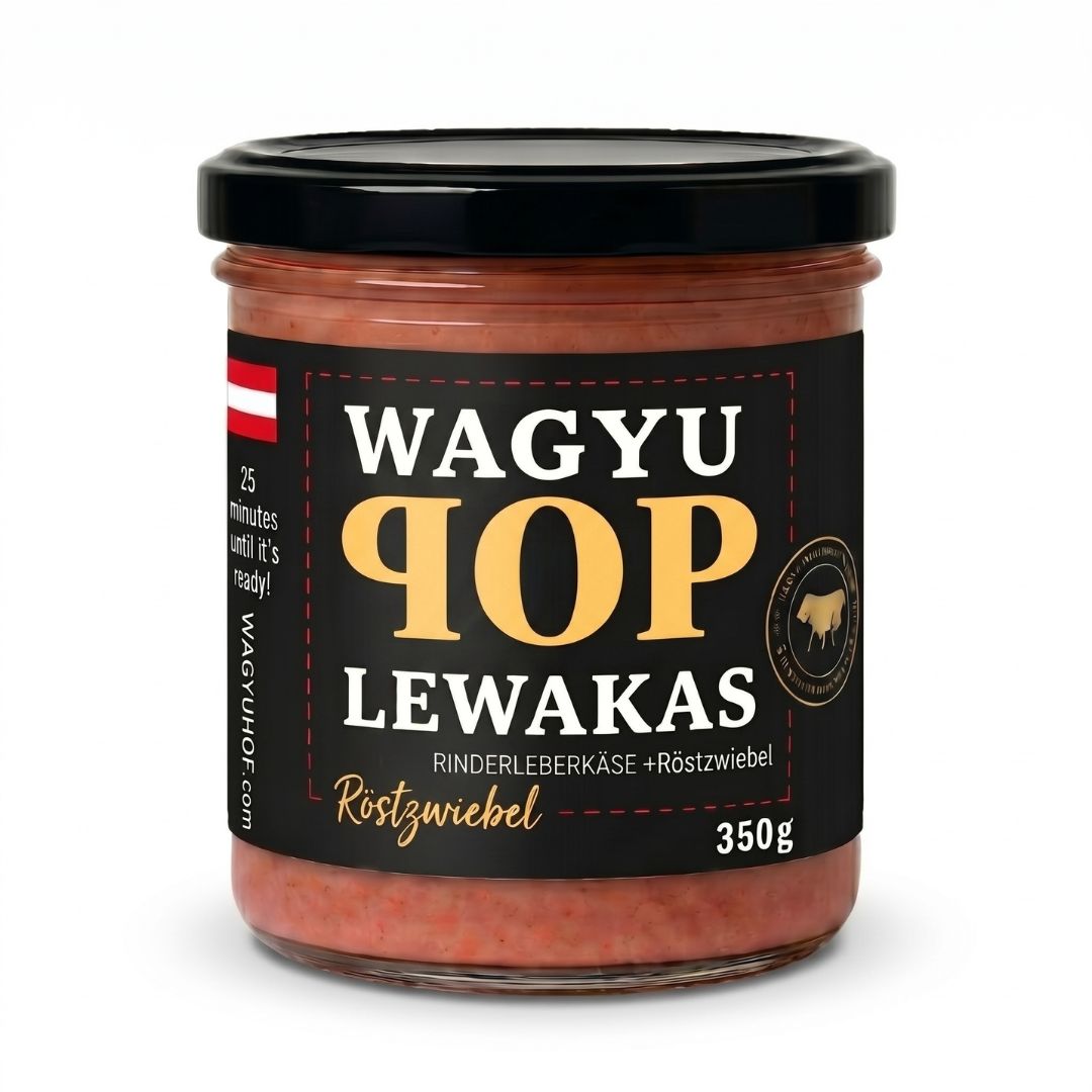 Wagyu POP Rinderleberkäse-Röstzwiebel (100% Rindfleisch)