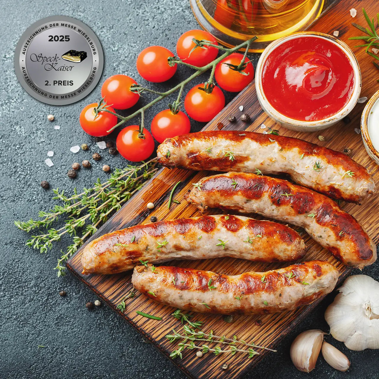 Wagyu Bratwurst 4.Stk tiefgekühlt