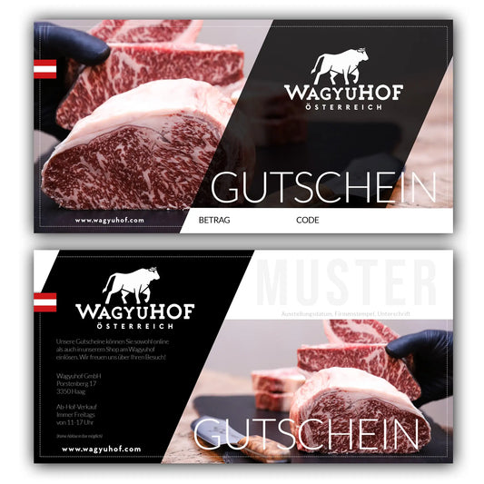 Wagyu Gutscheine