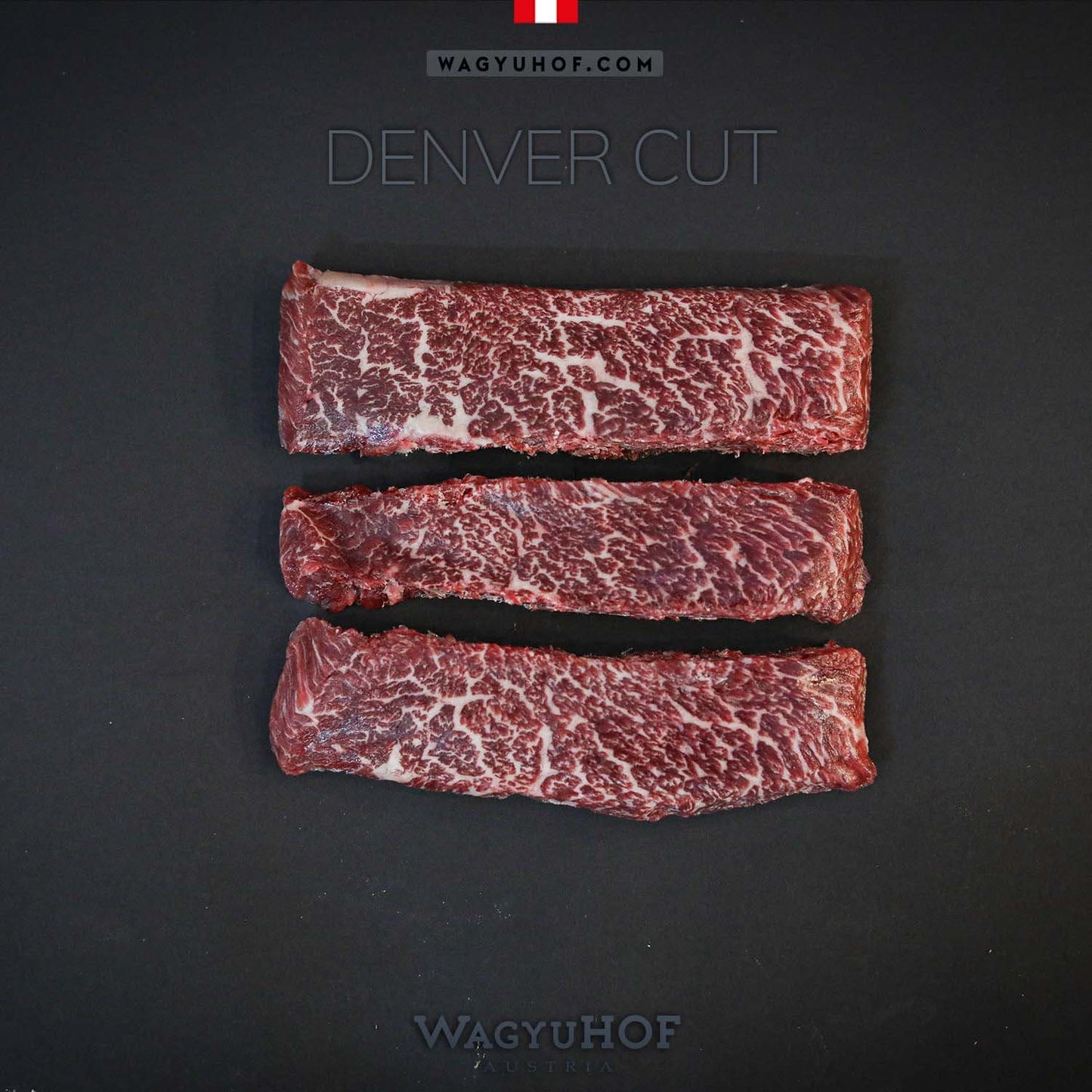 Wagyu Denver Cut BMS 4-5         (2 Stück pro Packung)