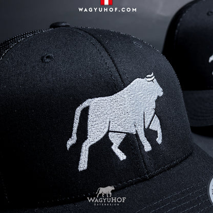 Wagyuhof FlexFit Cap white Bull